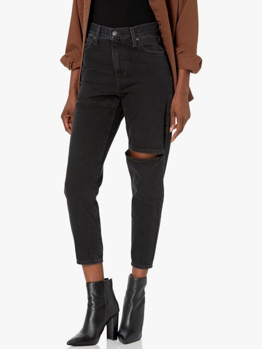 NWT Levis Sliced High-Rise Waisted Mom Jean W24 L27